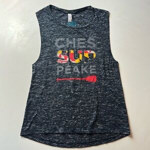 Chesapeake SUP Maryland flag paddle boarding vintage distressed muscle tank Med